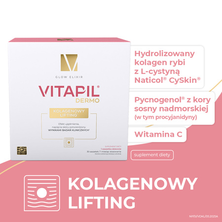 Vitapil Dermo Kolagenowy Lifting, 30 saszetek 