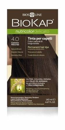 BIOKAP NUTRICOLOR DELICATO 4.0 Brąz 140ml