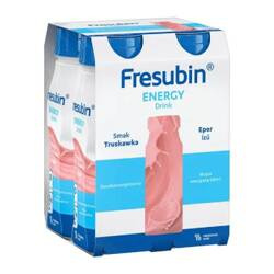 Fresubin Energy Drink Truskawka płyn doustny, 4x200ml