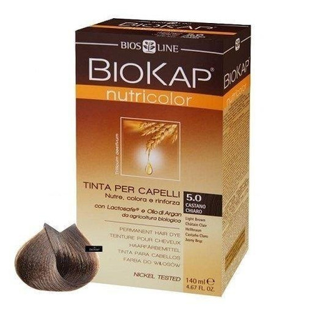 BIOKAP NUTRICOLOR 5.0 Jasny Brąz 140ml