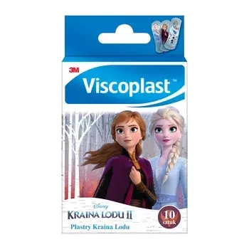 Plasterki VISCOPLAST KRAINA LODU 10 sztuk