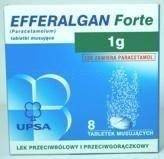 Efferalgan Forte tabl.mus. 1g 8tabl.