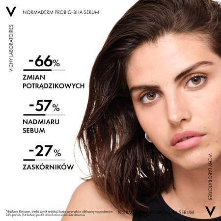 VICHY NORMADERM Serum przeciwtrądzikowe z kwasem BHA, 30ml 