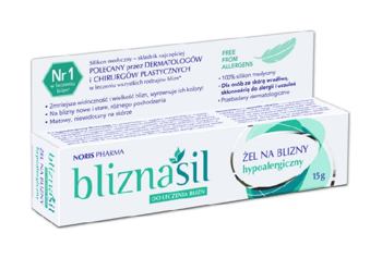 BLIZNASIL Żel na blizny hypoalergiczny 15g