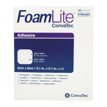 Opatrunek Foam Lite Convatec 8x8cm 1 sztuka