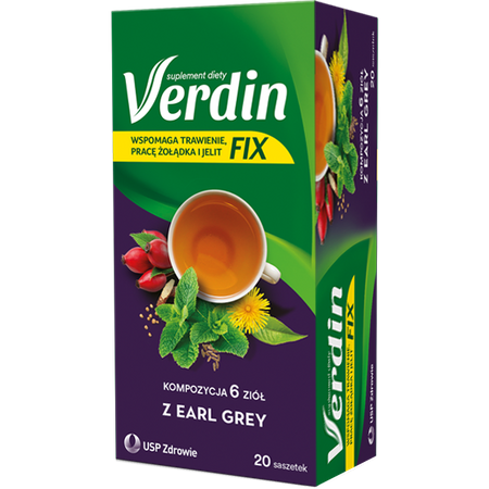 Verdin Fix Earl Grey 20 saszetek