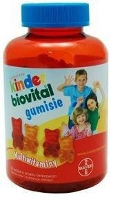 Kinder Biovital gumisie, 60 żelków