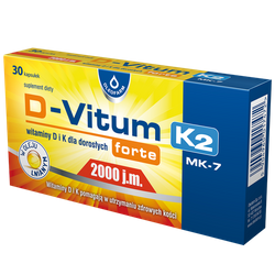 D-Vitum forte 2000 j.m. K2 kapsułki  *30