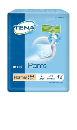 TENA Pants Normal OTC Edition L (100-135 cm), majtki chłonne, 10 sztuk