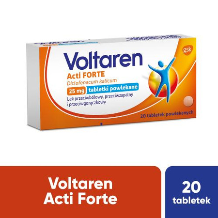 Voltaren Acti Forte 25 mg 20 tabletek powlekanych