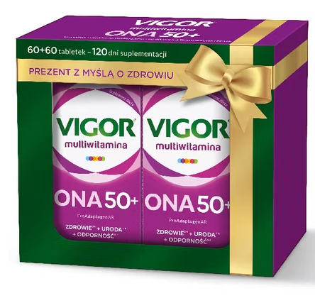 Vigor Multiwitamina ONA 50+ tabletki, 2x60 tabletek