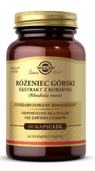 SOLGAR Rhodiola Różeniec Górski, 60 kapsułek