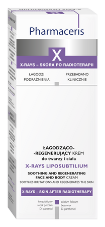 PHARMACERIS X XRAY-LIPOSUBTILIUM Łagodząco-regenerujący krem do twarzy i ciała, 75ml 