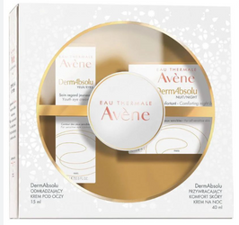 AVENE DERMABSOLU XMAS krem na noc 40 ml + krem pod oczy, 15 ml