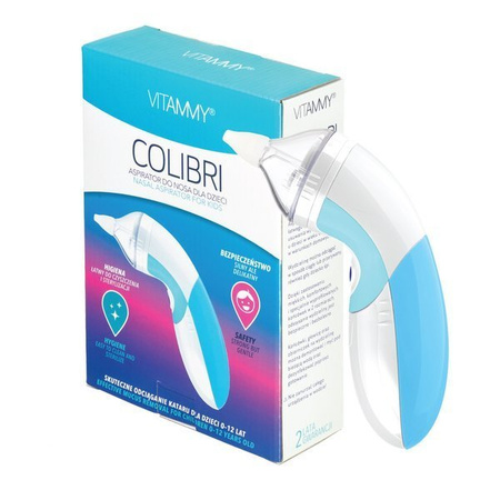 Aspirator VITAMMY Colibri elektryczny do nosa