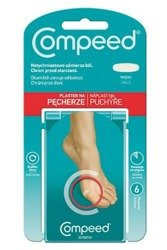 COMPEED plastry na pęcherze WĄSKI, 6 sztuk   Data ważności 2026.02.28