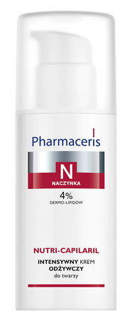 PHARMACERIS N NUTRI-CAPILARIL Intensywny krem odżywczy do twarzy, 50ml 
