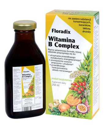 Floradix Witamina B Complex płyn 250ml