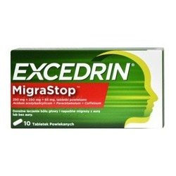 Excedrin Migra Stop, 10 tabletek powlekanych