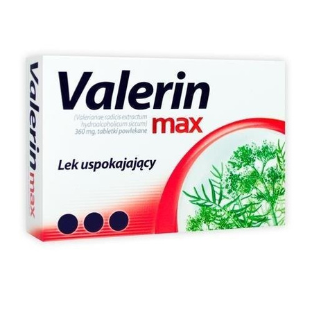 Valerin Max, 10 tablletek powlekanych