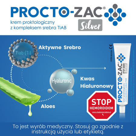 Procto-zac Silver Krem proktologiczny 25ml