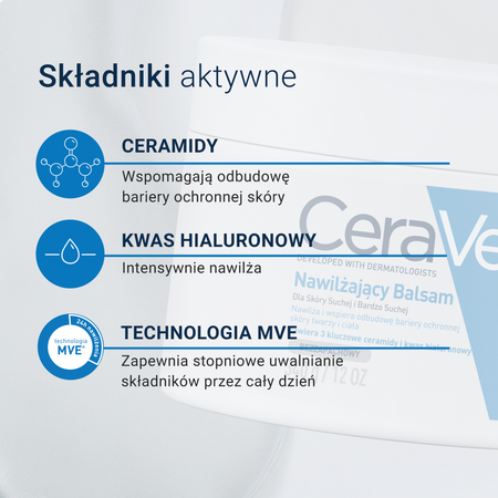 CeraVe Nawilżający Balsam 340 g,
