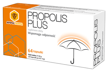 Propolis Plus 64 kapsułek