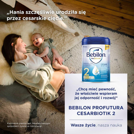 Bebilon PROfutura CESARBIOTIK 2, mleko następne po 6. miesiącu, 800 g