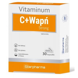 Vitaminum C + Wapń Strong, 30 kapsułek (0)