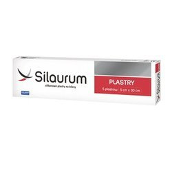 Silaurum silikonowe plastry na blizny 5 x 30 cm, 5 sztuk