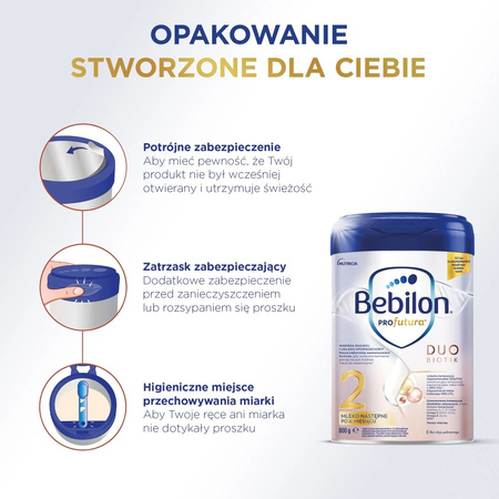 Bebilon PROfutura DUOBIOTIK 2, mleko następne po 6. miesiącu, 800 g