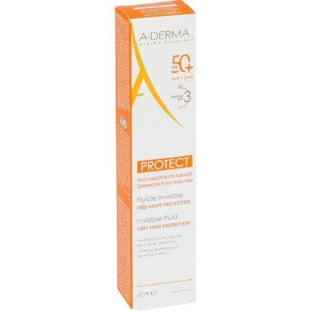 A-DERMA PROTECT Invisible Fluid SPF50+ 40m