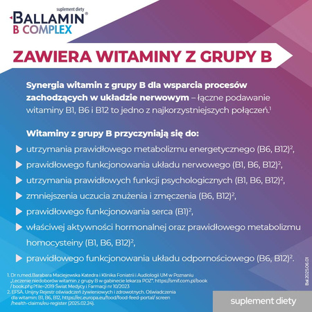 Ballamin B Complex spray do gardł. 15 ml