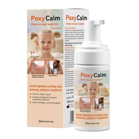 Poxy Calm Pianka na ospę i swędzenie 100ml