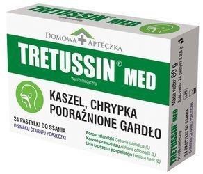 TRETUSSIN MED, 24 pastylek do ssania