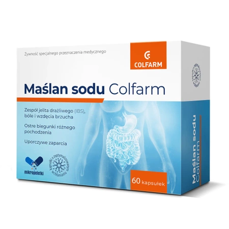 Maślan Sodu 60 kapsułek COLFARM 