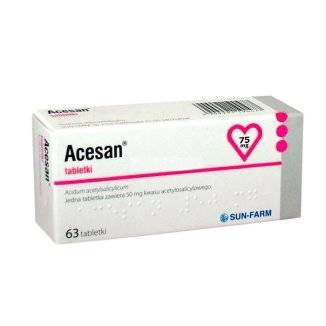 Acesan 75mg,  63 tabletek 