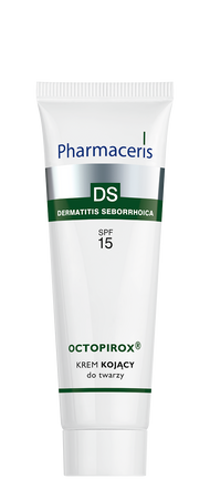 PHARMACERIS DS OCTOPIROX Kojący krem do twarzy SPF15, 30ml
