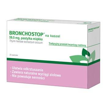 Bronchostop na kaszel pastylki miękkie*20