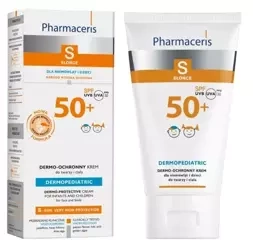 PHARMACERIS S DERMOPEDIATRIC Dermo-ochronny krem do twarzy i ciała SPF50+, 125ml