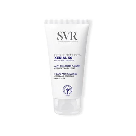 SVR XERIAL 50 Extreme Creme Pieds, żel na uporczywe zrogowacenia - 50 ml Data ważności 2025.11.30