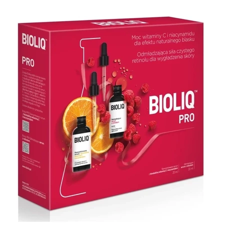 BIOLIQ Pro Zestaw Serum z witaminą C 20ml + serum z retinolem 20 ml