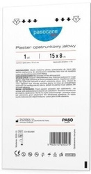 Pasocare Med plaster opatrunkowy, jałowy, wodoodporny, 15 cm x 8 cm, 1 szt.