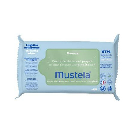 Mustela Chusteczki Oczyszczające 60 sztuk