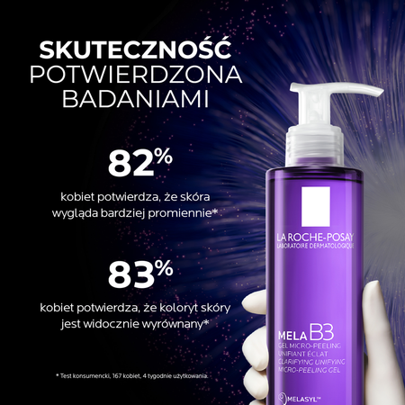 MELA B3 Mikro-peelingujący żel oczyszczający przeciw przebarwieniom, 200ml