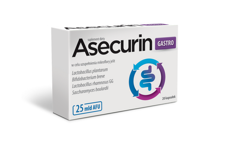 Asecurin Gastro kaps. 20 kaps.