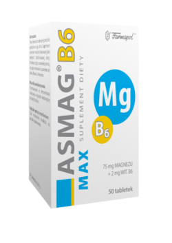 Asmag B6 Max, 50 tabletek