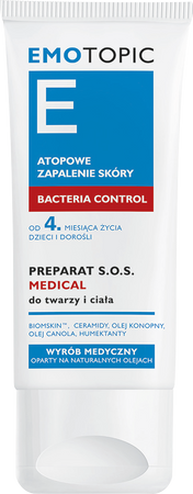EMOTOPIC Preparat S.O.S. MEDICAL do twarzy i ciała, 30ml 