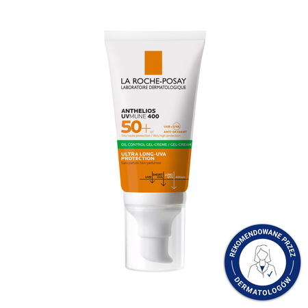 LA ROCHE-POSAY ANTHELIOS Żel-krem SPF50+, 50mlData ważności 2026.01.30