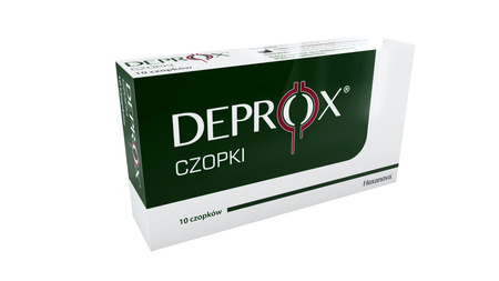 Deprox czopki doodbytnicze, 10 sztuk (2 blistry po 5 sztuk)